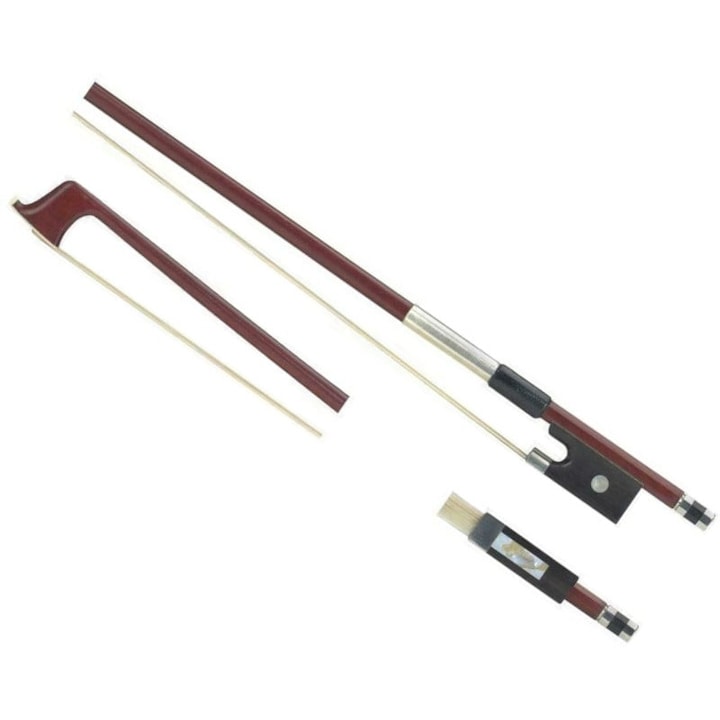 Arc vioara, Gewa, 3/4, lemn, maro/negru