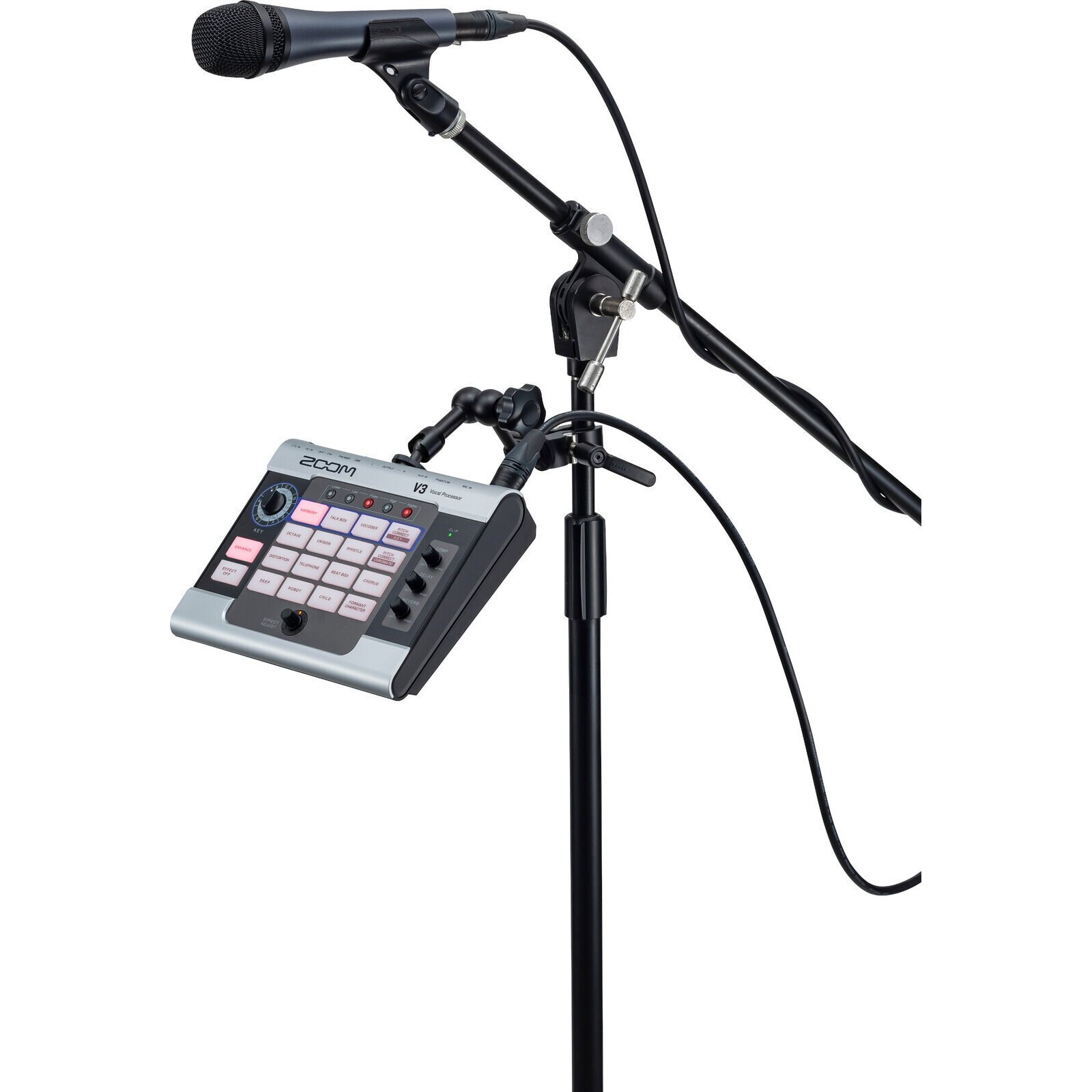 Procesor vocal, Zoom, V3, USB 2.0, 44.1 kHz, Negru/Gri - eMAG.ro