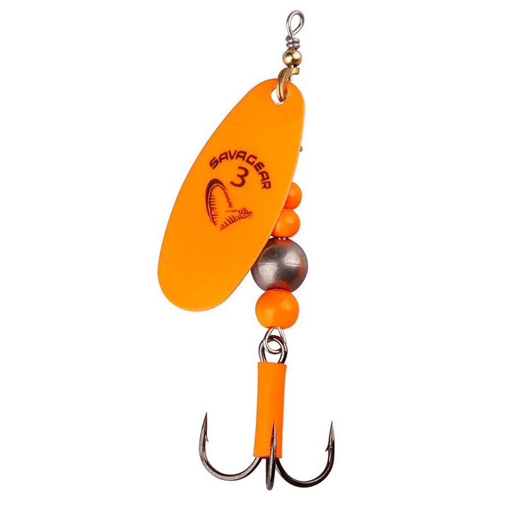 Csali, Savage Gear, 9,5 g, Rozsdamentes acél, Narancs