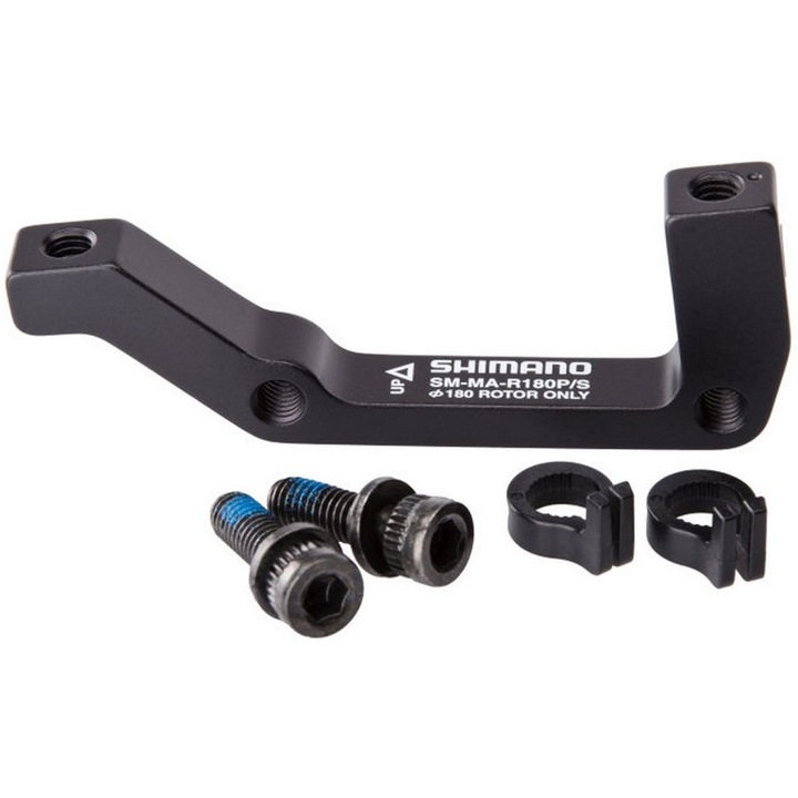 Adaptor etrier spate Shimano Post/Stand 180 mm negru