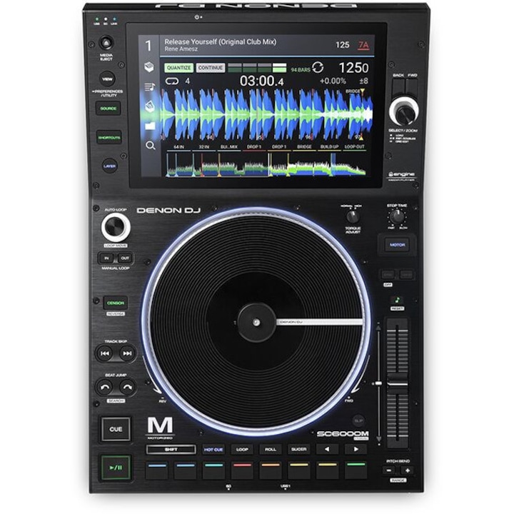 DJ Mixer SC6000M Prime, Denon, Fekete