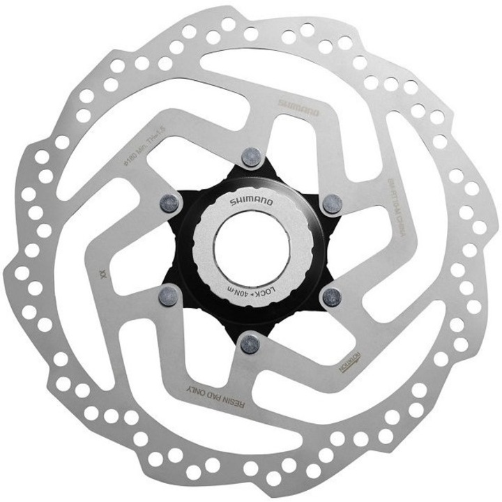SHIMANO, Tárcsafék rotor, Központi zár 180mm