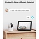 Camera de supraveghere – GALAYOU G2 – pentru securitate interioara la domiciliu, monitorizare pentru copii de gradinita/batrani/bona cu viziune nocturna color, IP wireless, rezolutie 2K, audio, alerta instantanee