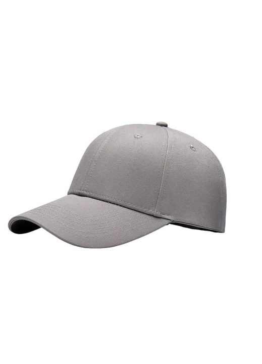 Sapca unisex, Edibazzar, Reglabila, Textil, Gri, 55-60 cm