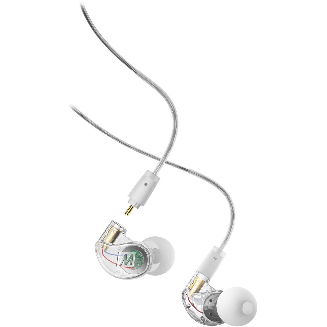 Casti cu fir, MEE Audio, M6 Pro 2nd Gen, aluminiu, transparent