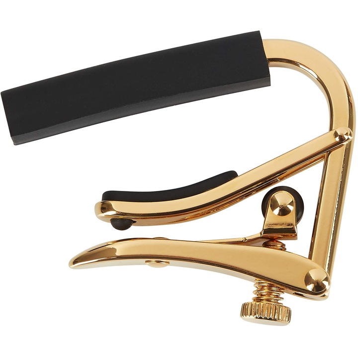 Accesoriu chitara, Shubb, Otel/Cauciuc, Negru/Auriu