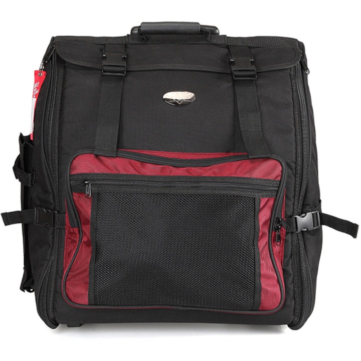 Geanta, CNB, Nailon, 480 mm, 240 mm, 470 mm, Negru/Visiniu