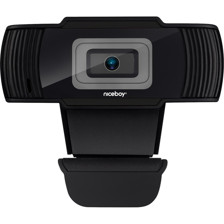 Camera web Stream, Niceboy, HD, 1280 x 720, 30 fps, Negru