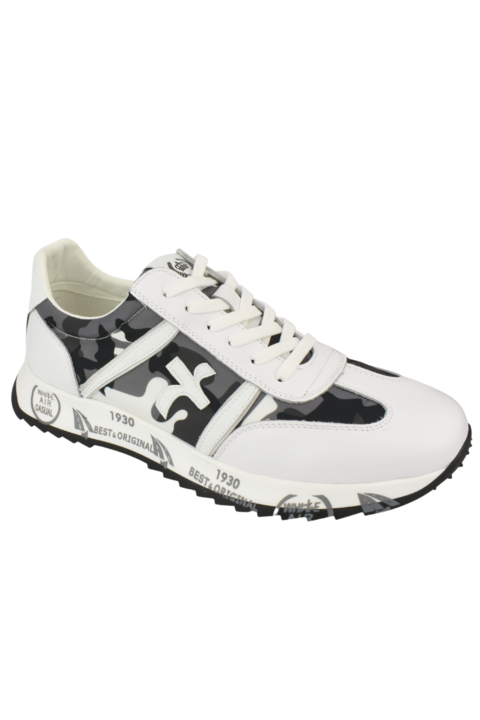 Спортни обувки мъжки FRANCO GERARDO 2221 бели естествена кожа, Бял