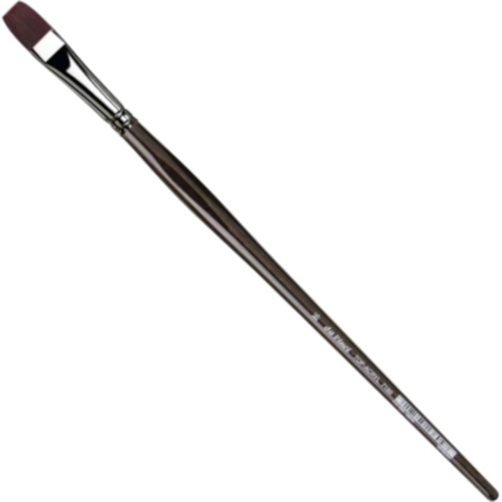 Pensula, Da Vinci Top-Acryl, Nr. 16, Peri sintetici, Negru