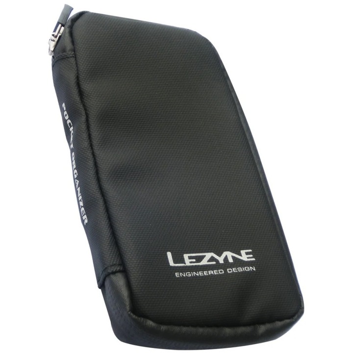 Kerékpáros szervezőtáska, Lezyne, Nylon, Fekete