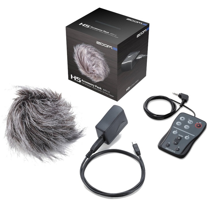 3 tartozék készlet hordozható felvevőhöz, Zoom H5, vezetékes távirányító RCH-5, USB AC adapter AD-17