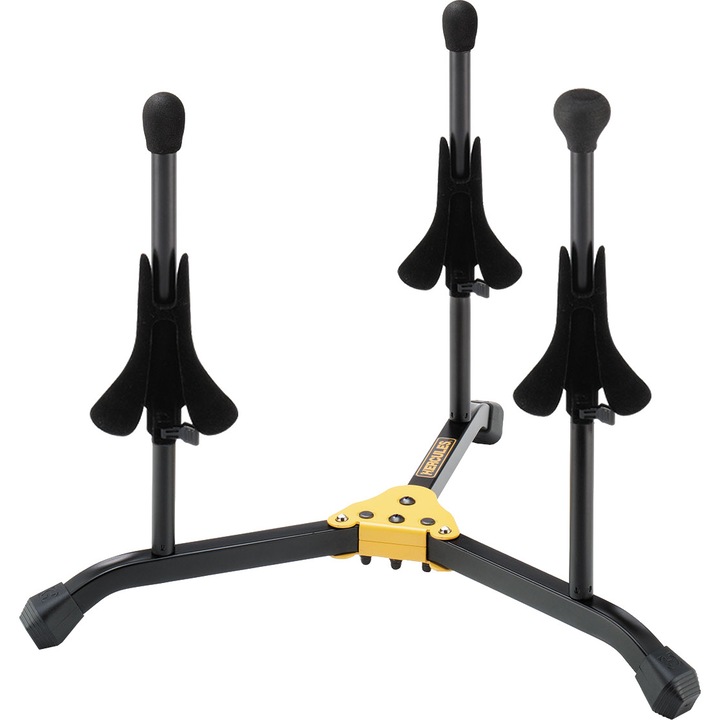 Stand pentru 2 trambite si 1 flugelhorn, Hercules, 35 cm, 1,18 kg, DS513B/W Multi Stand, 201437