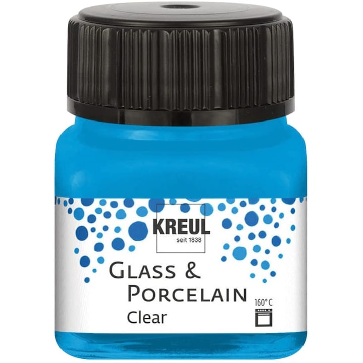Festék üveghez/porcelánhoz, Kreul, Blue, 20 ml