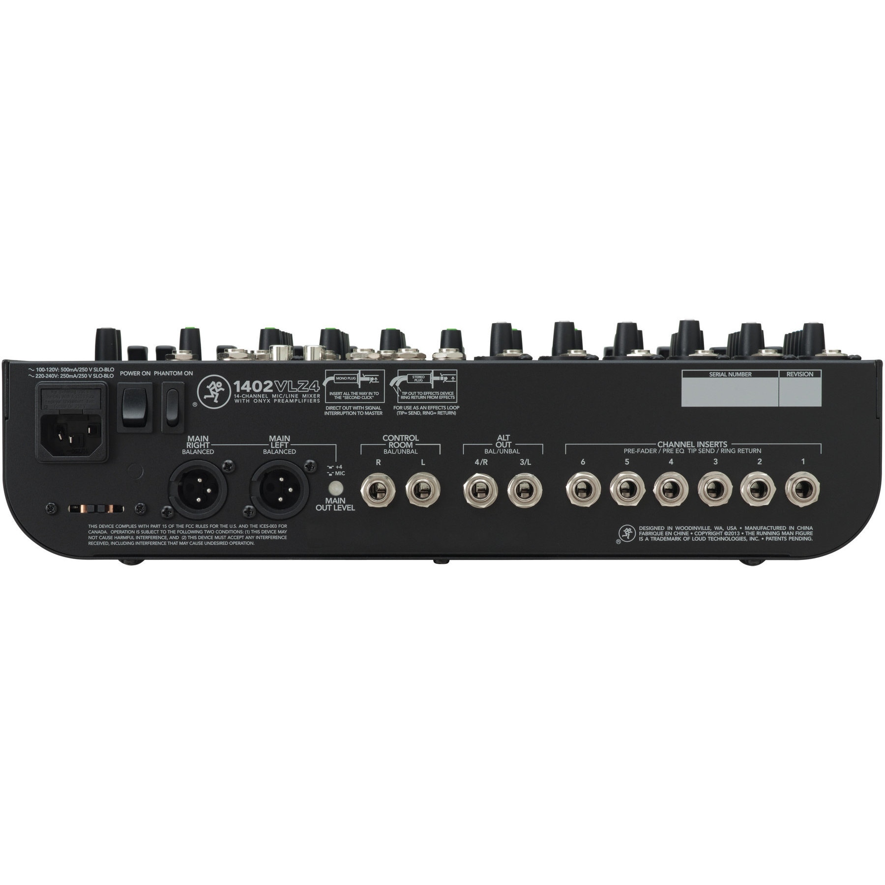 Mixer DJ Mackie 1402VLZ4, 6 preamplificatoare Onyx, 4 canale