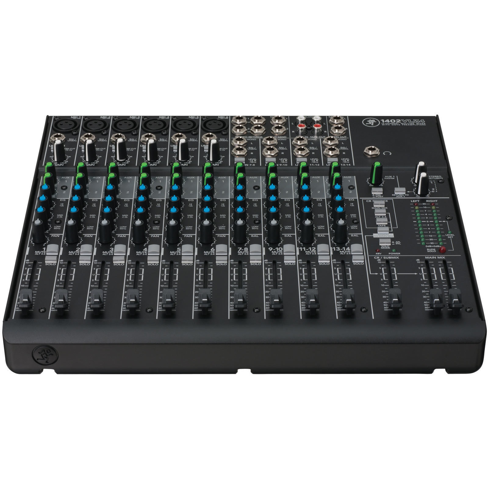 Mixer DJ Mackie 1402VLZ4, 6 preamplificatoare Onyx, 4 canale