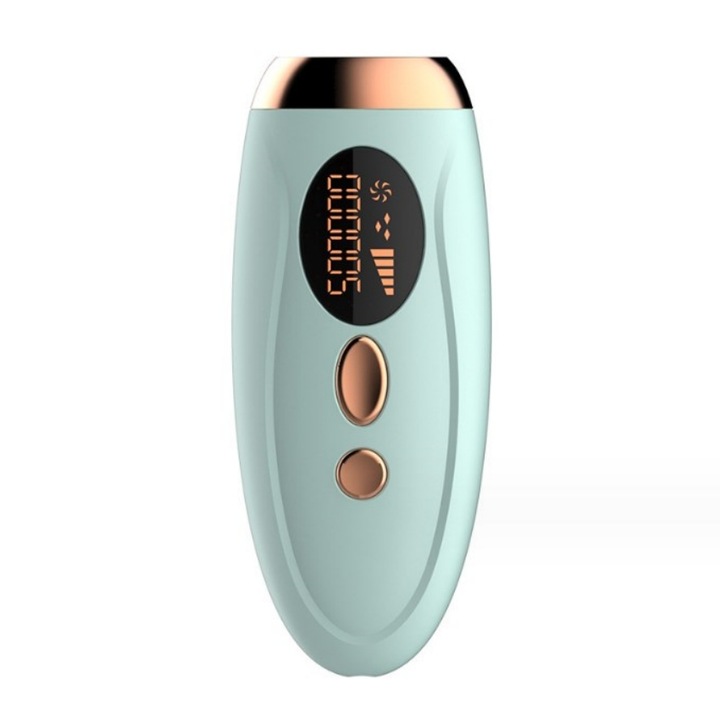 Epilator IPL BOMSTOM, Tehnologie IPL, 5 Trepte De Intensitate, Mod Automat, Cu Afisaj, Cutit de barbierit si ochelari de protectie gratuit