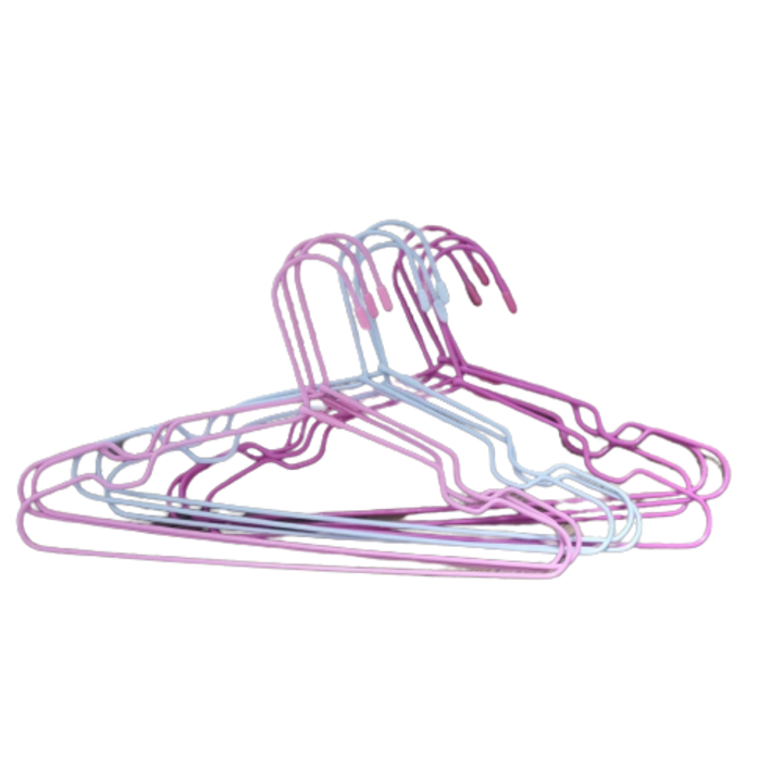 Set umerase copii, metalice, 10 buc, roz si alb, 30 cm