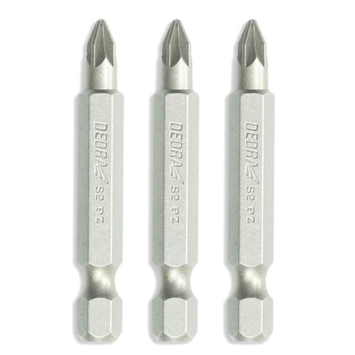 Dedra bit behajtó pozidriv PZ1/PZ2/PZ3 x 50 mm 1/4"