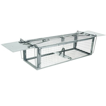 Capcana Metalica Ideala pentru Rozatoare, 2 Manere Metalice Detasabile, 43 x 15 x 12 cm