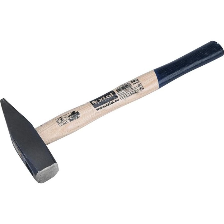 Extol kalapács 600 g fa nyéllel DIN TÜV/GS