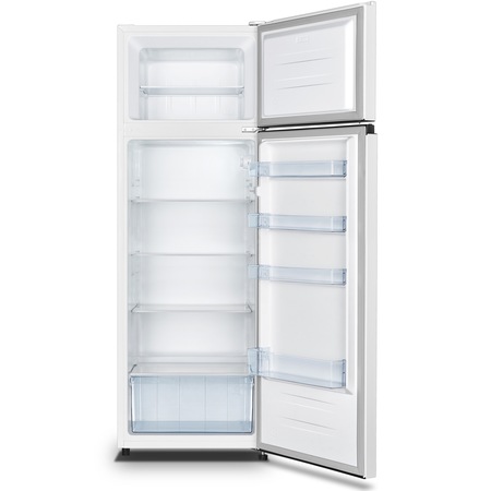 Frigider cu 2 usi Heinner HF-HS243F+, 243 l, Control mecanic, Lumina LED, Clasa F, H 161 cm, Alb