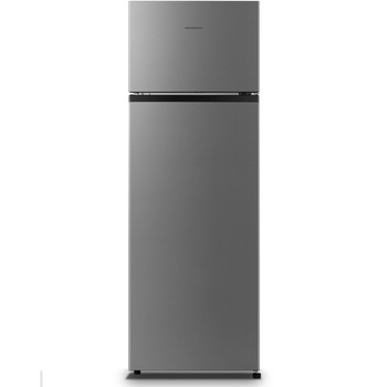 Frigider cu 2 usi Heinner HF-HS243SF+, 243 l, Control mecanic, Lumina LED, Clasa F, H 161 cm, Argintiu