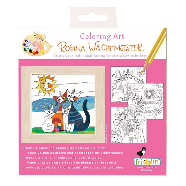 Rosina macskák W kifestő, Fridolin