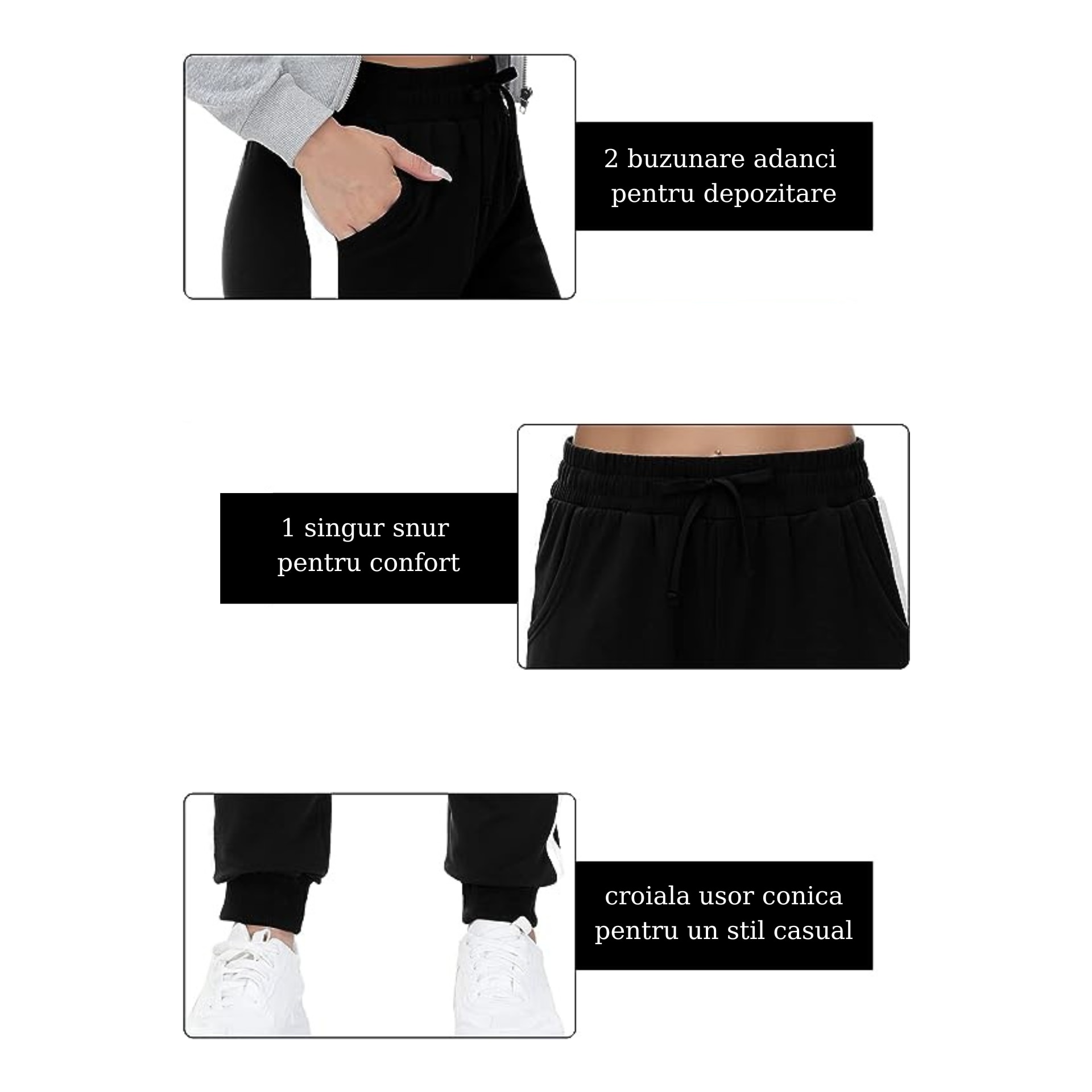 Pantaloni Sportivi Vita Alta Pantaloni Da Yoga Donna A Vita Alta, Leggings Svasati Con Tasche: Tessuto Elastico, Comodi Per Allenamento, Corsa, Sport, Casual Leggings Sportivi Elasticizzati Donna
