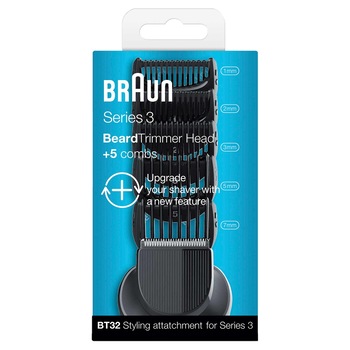 Rezerva aparat de ras Braun BT32 Shave&Style, pentru Seria 3 Rezerva aparat de ras Braun BT32 Shave&Style, pentru Seria 3