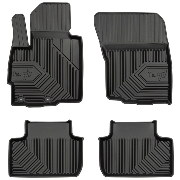 Set 4 Covorase auto Frogum No.77 din Cauciuc pentru Citroen C4 Aircross 2012-2017 Crossover Negru