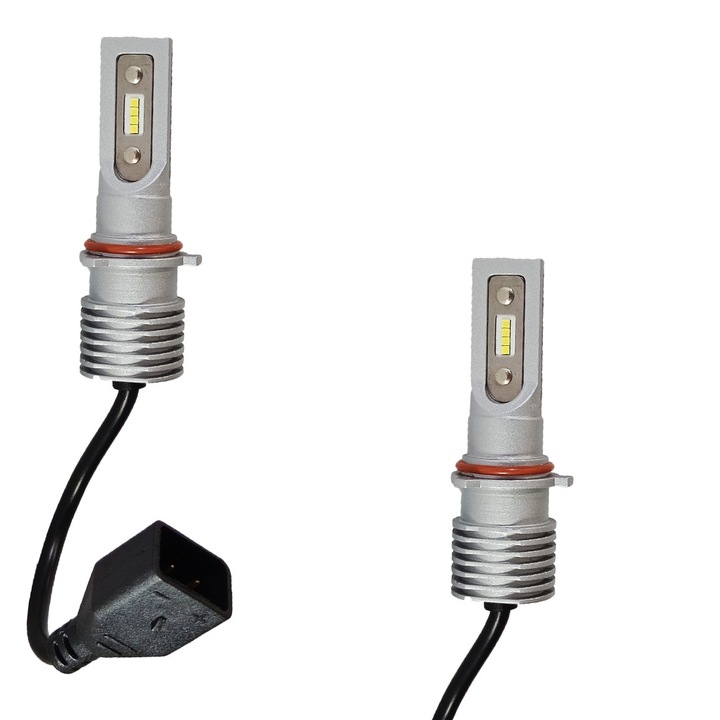 Set 2 becuri LED P13W, Marba Light, 12V, 15W, 4000lm, IP68, 6000k, Alb rece