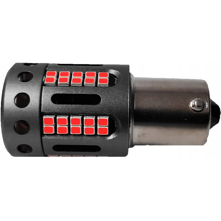 Marba Light LED izzó P21W, 12-18V, 1950lm, 100% Canbus, Piros