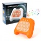 Електронна играчка Pop It, светлини и звук, интерактивна антистрес, автоматична, Push Bubble, 3 години+, оранжева