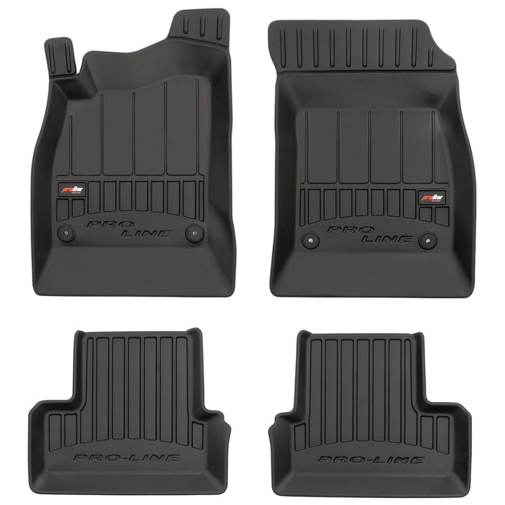 Set 4 Covorase auto Frogum ProLine din Cauciuc pentru Opel Astra J 2009-2020 Negru
