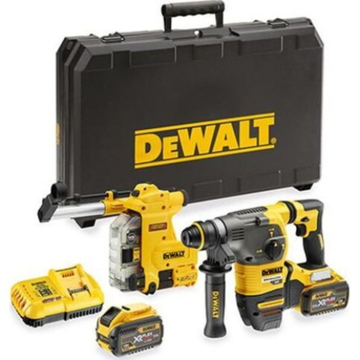 Ciocan rotopercutor Dewalt SDS-Plus cu 3 moduri de lucru, 54 V XR FLEXVOLT - DCH335X2