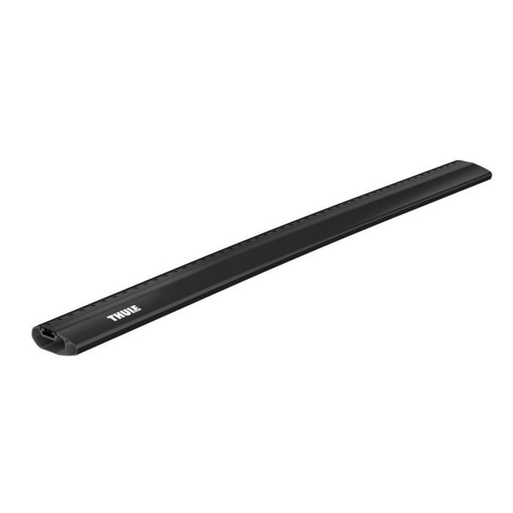 Bara transversala din aluminiu Thule Wingbar Edge 1040 721520, culoare negru, lungime 104 cm, profil aerodinamic, capacitate de incarcare 75 kg