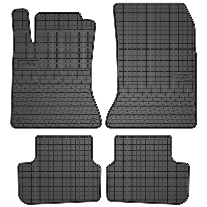 Set 4 Covorase auto Frogum ElToro din Cauciuc pentru Mercedes-Benz A Class W176 2012-2018 Negru