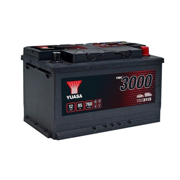 Акумулатор Yuasa, YBX3000,85Ah, 760A, R+