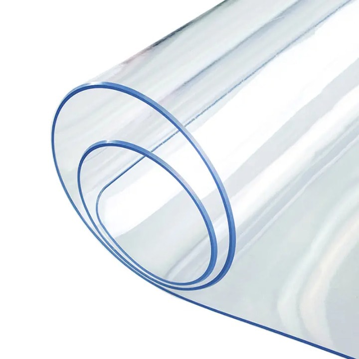 Folie protectie masa transparenta, PVC siliconizat, Impermeabila, 90x120cm, Anti-pete, Anti-alunecare