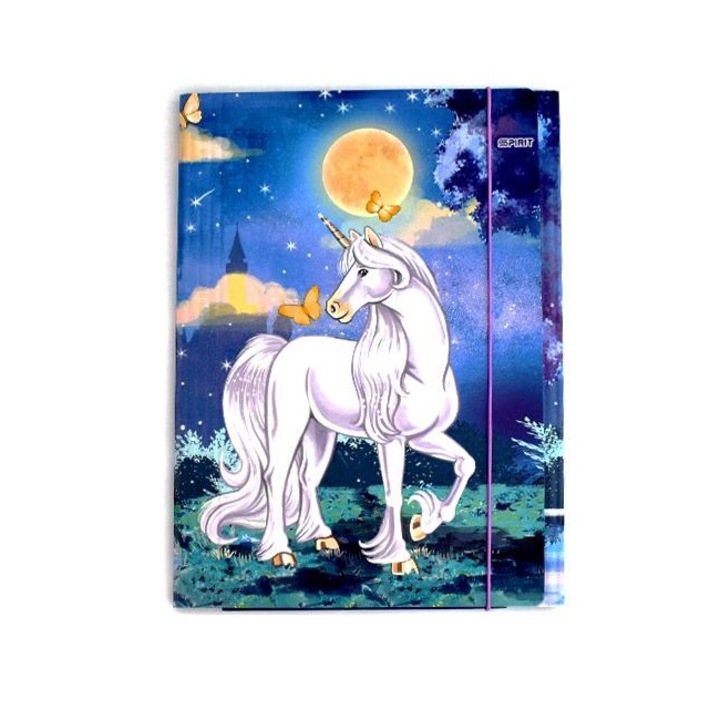 Spirit 4036989 Spirit: Believe in Magic unikornis mintás gumis mappa A/4-es méretben