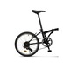 Velors Összecsukható kerékpár 20"-os kerekekkel, SunRun felszerelés, V-fék, 7 sebesség, fekete/kék, összecsukható Genius Advantage Unisex