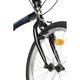 Velors Összecsukható kerékpár 20"-os kerekekkel, SunRun felszerelés, V-fék, 7 sebesség, fekete/kék, összecsukható Genius Advantage Unisex