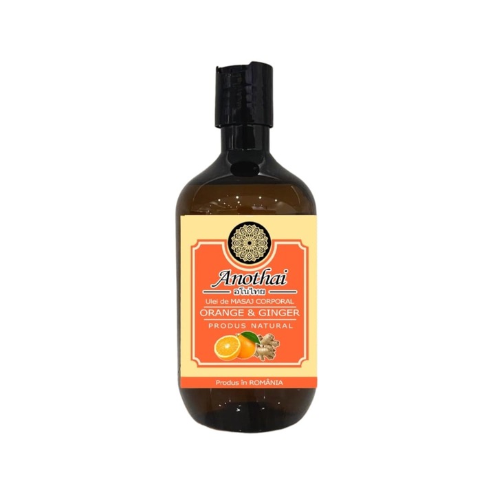 Anothai Orange & Ginger масажно масло 1000 ml, Natural 100% Massage Oil, SPA