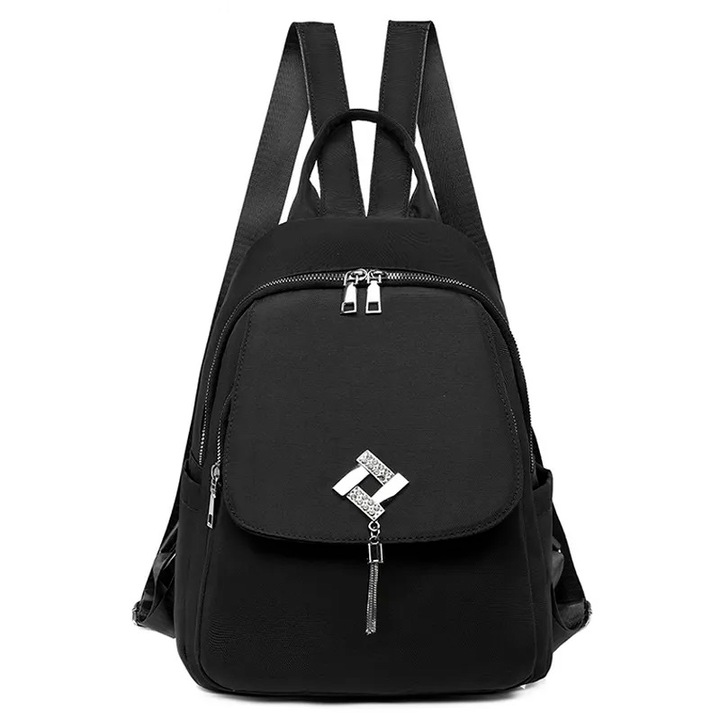 Rucsac dama, negru, 35x26x12 cm