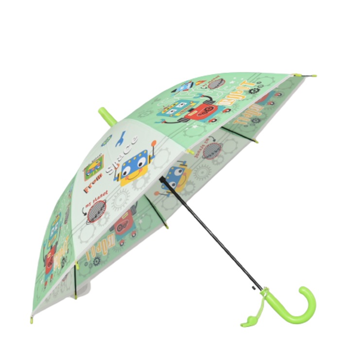 Gyermek esernyő 12932-1, Átmérő 85 cm, Zöld