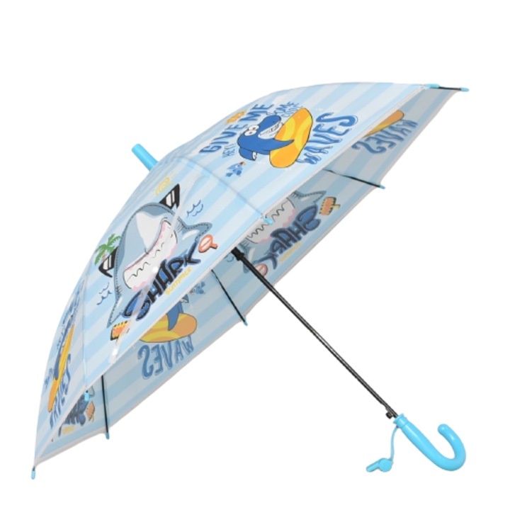 Gyermek esernyő 12933-4, Átmérő 83 cm, Világoskék