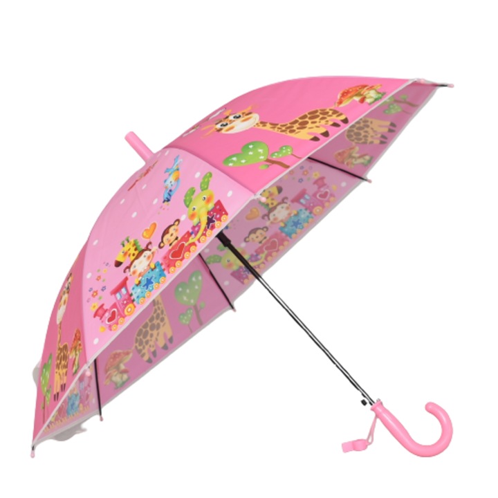 Gyermek esernyő 12934-3, Átmérő 85 cm, Világos rózsaszín