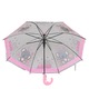 Umbrela copii, Poliester, Diametru 83 cm, Roz