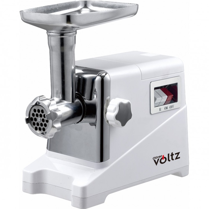 Paradicsom aprító tartozékkal Oliver Voltz OV51991D, 2000W, hátramenet funkció, tartozékok, fehér